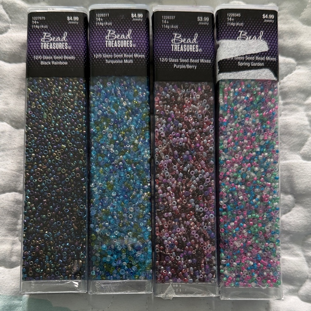 Bead Treasures Glass Seed Bead Mix Set